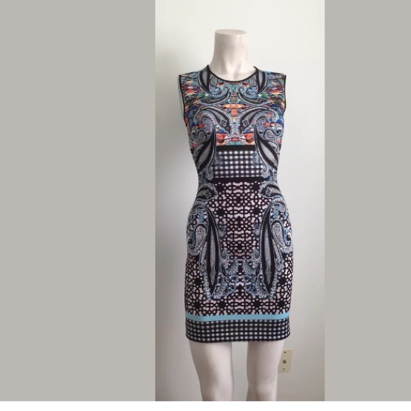 Clover Canyon Dresses & Skirts - Clover Canyon Multi Print Bodycon Dress